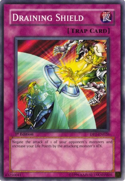 Draining Shield [DP1-EN026] Common Yu-Gi-Oh!