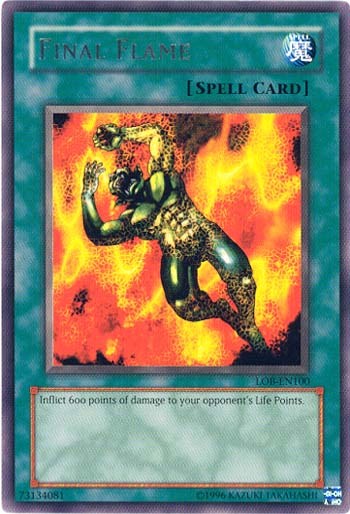 Final Flame [LOB-EN100] Rare Yu-Gi-Oh!