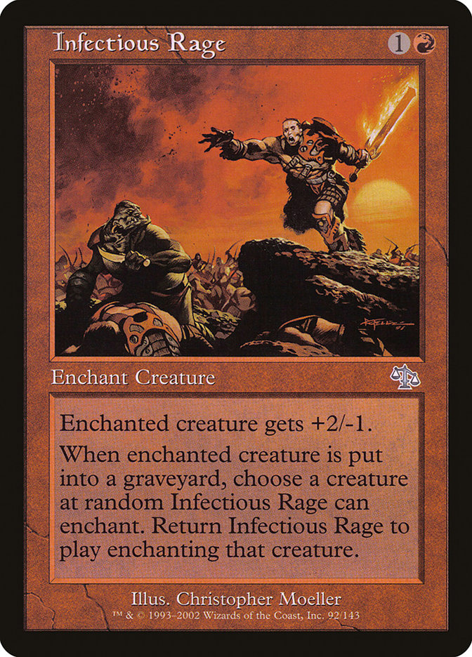 Infectious Rage [Judgment] Magic: The Gathering