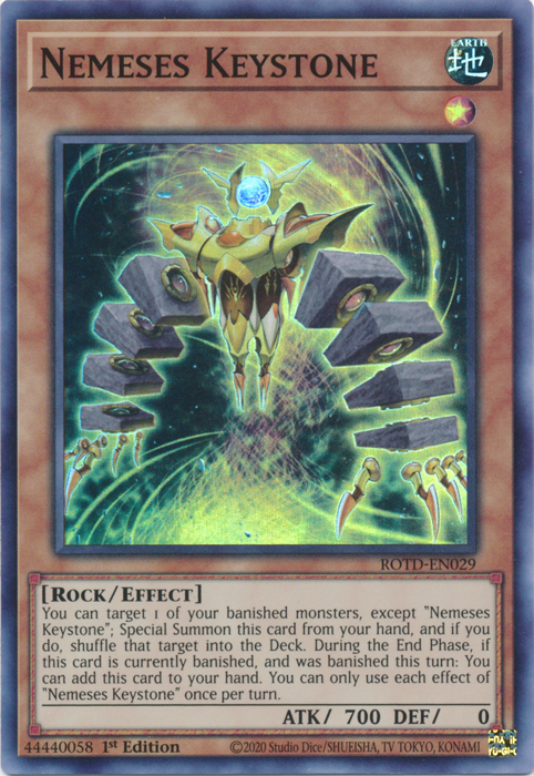 Nemeses Keystone [ROTD-EN029] Super Rare Yu-Gi-Oh!