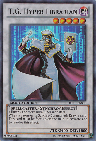 T.G. Hyper Librarian [REDU-ENSE1] Super Rare Yu-Gi-Oh!