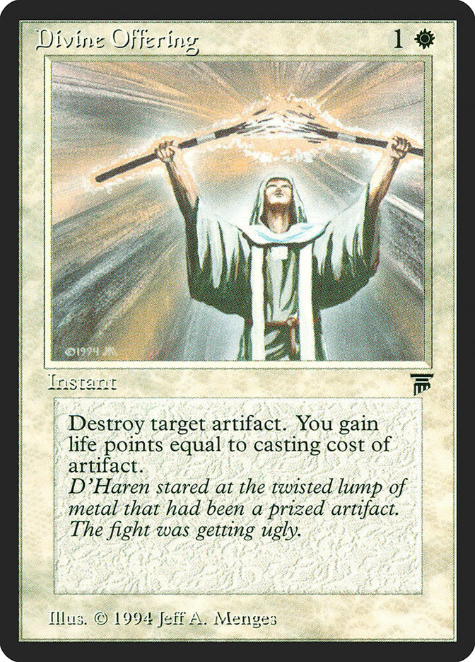 Divine Offering [Legends] Magic: The Gathering