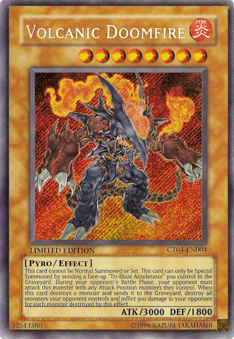 Volcanic Doomfire [CT04-EN004] Secret Rare Yu-Gi-Oh!