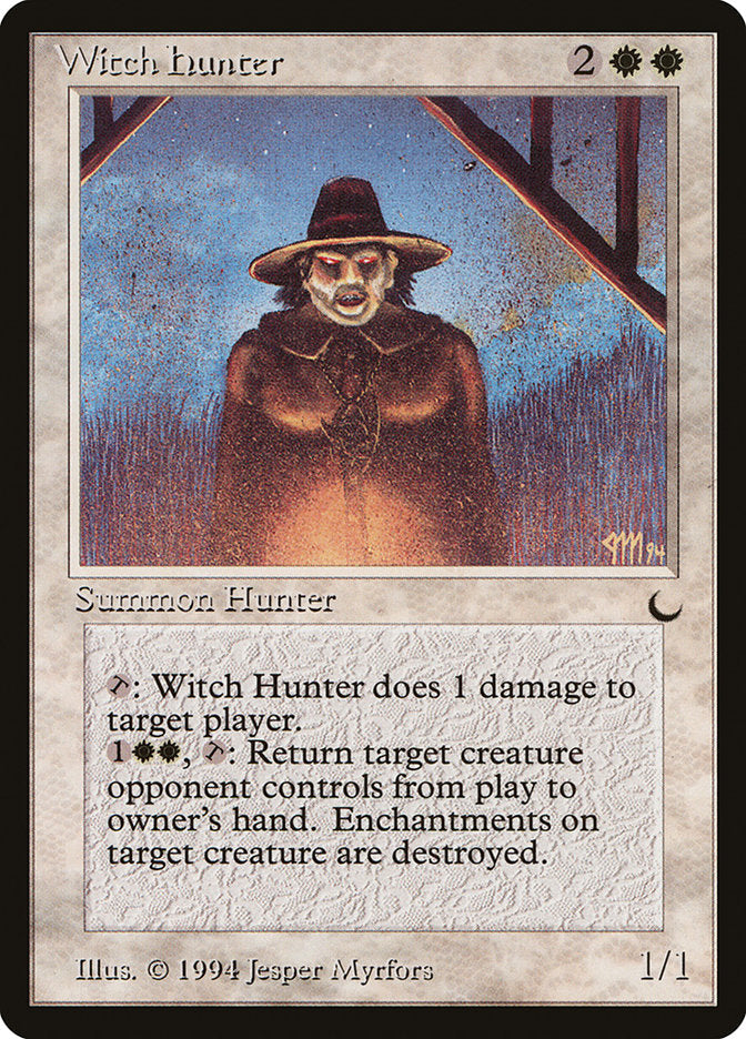 Witch Hunter [The Dark] Magic: The Gathering