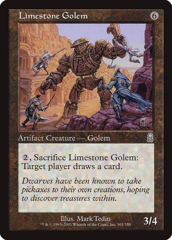 Limestone Golem [Odyssey] Magic: The Gathering