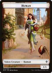 Vraska Emblem // Human Double-Sided Token [Challenger Decks 2020 Tokens] Magic: The Gathering