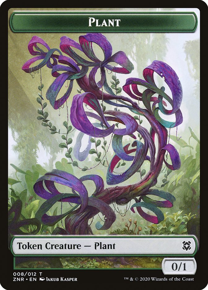 Plant Token [Zendikar Rising Tokens] Magic: The Gathering