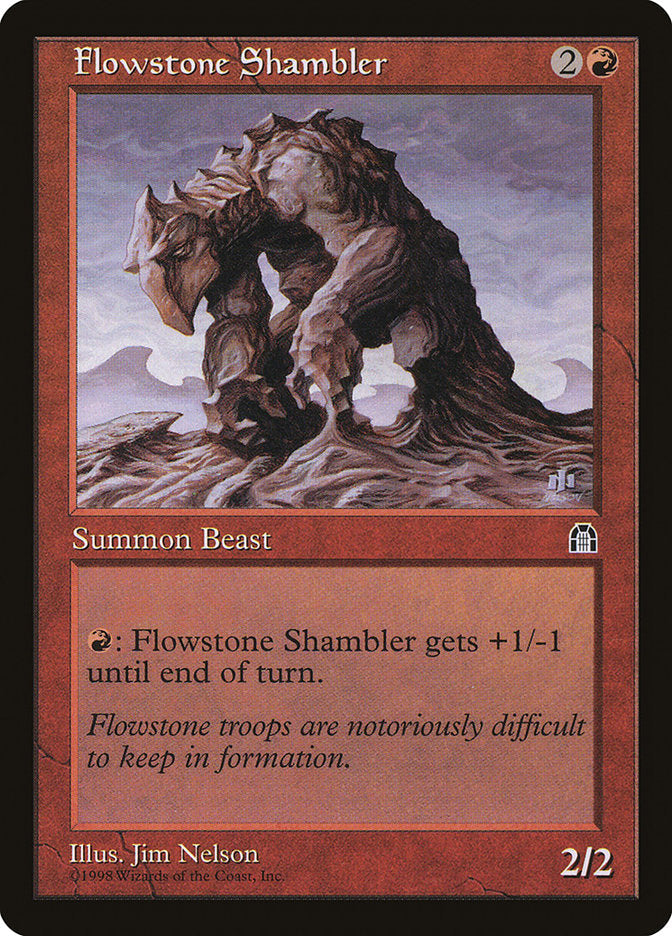Flowstone Shambler [Stronghold] Magic: The Gathering