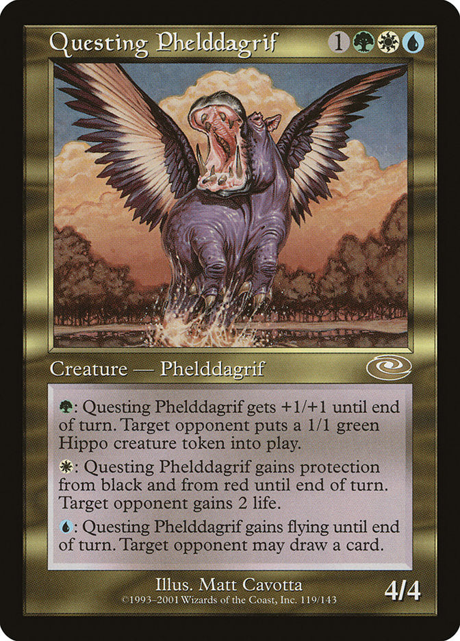 Questing Phelddagrif [Planeshift] Magic: The Gathering