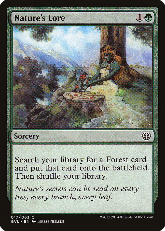 Nature's Lore (Garruk vs. Liliana) [Duel Decks Anthology] Magic: The Gathering