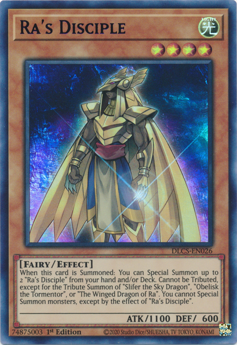 Ra's Disciple (Blue) [DLCS-EN026] Ultra Rare Yu-Gi-Oh!