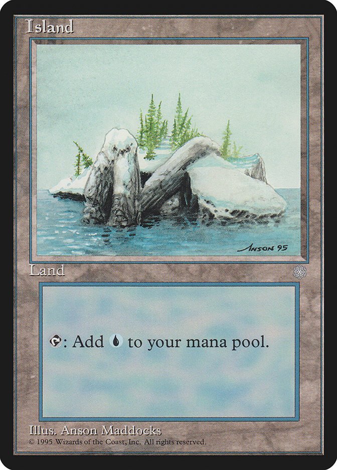Island (370) [Ice Age] Magic: The Gathering