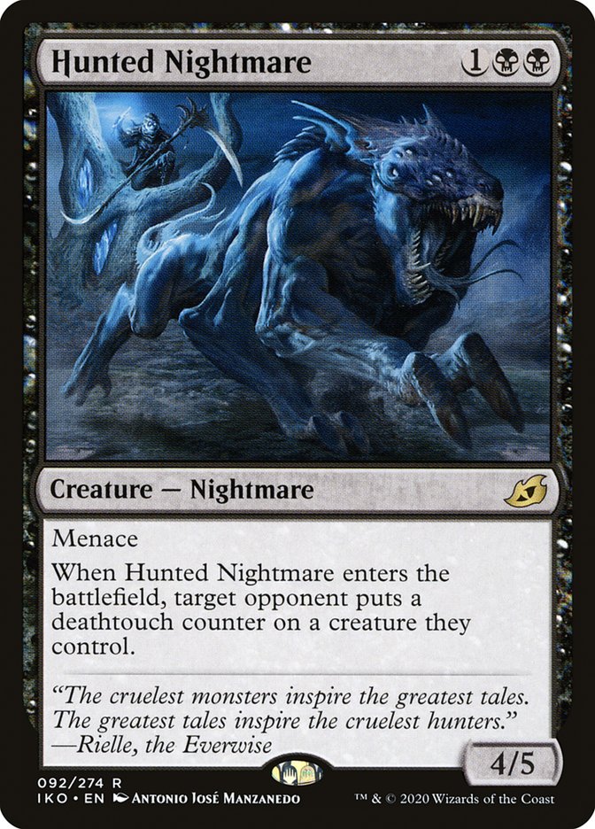 Hunted Nightmare [Ikoria: Lair of Behemoths] Magic: The Gathering