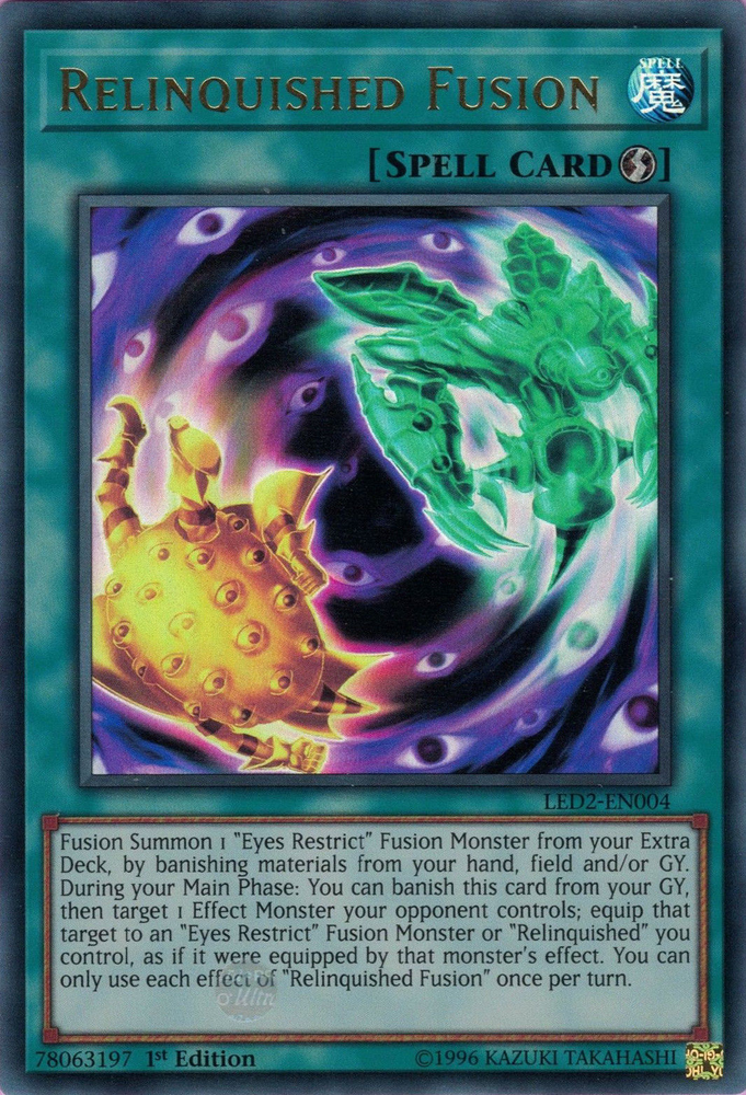 Relinquished Fusion [LED2-EN004] Ultra Rare Yu-Gi-Oh!