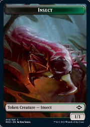 Insect // Treasure (21) Double-Sided Token [Modern Horizons 2 Tokens] Magic: The Gathering