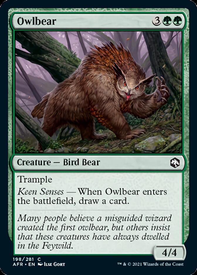 Owlbear [Dungeons & Dragons: Adventures in the Forgotten Realms] Magic: The Gathering
