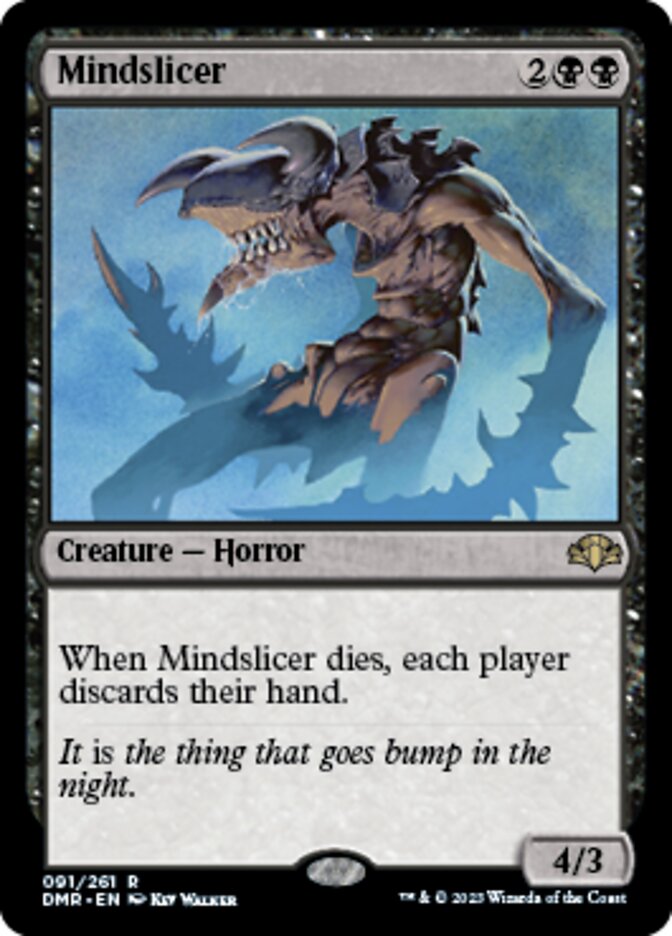 Mindslicer [Dominaria Remastered] Magic: The Gathering