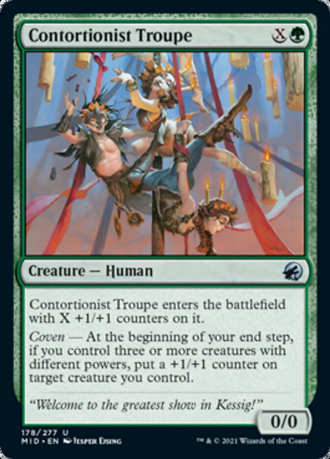 Contortionist Troupe [Innistrad: Midnight Hunt] Magic: The Gathering
