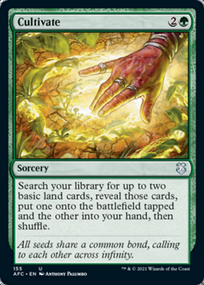 Cultivate [Dungeons & Dragons: Adventures in the Forgotten Realms Commander] Magic: The Gathering