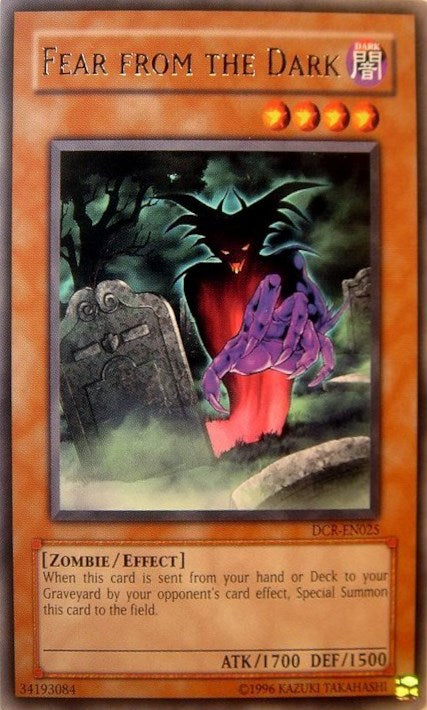 Fear from the Dark [DCR-EN025] Rare Yu-Gi-Oh!