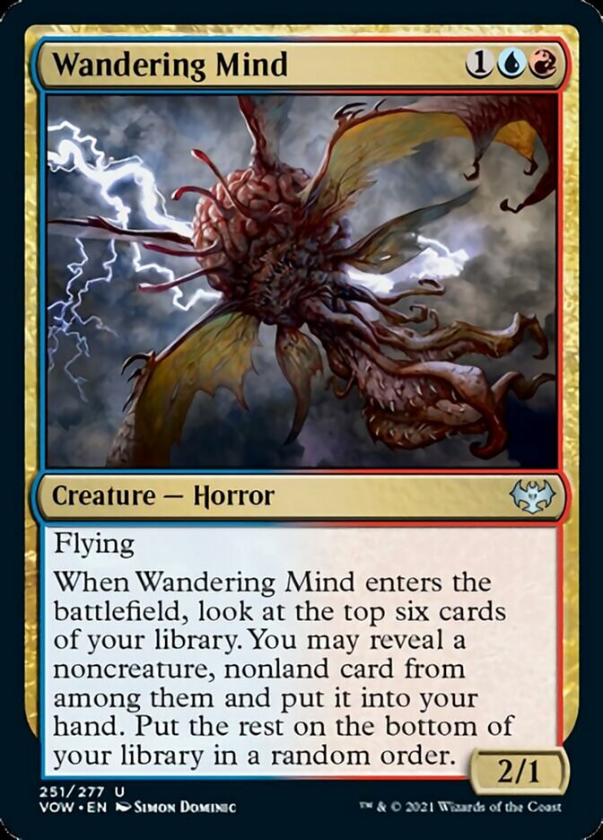 Wandering Mind [Innistrad: Crimson Vow] Magic: The Gathering