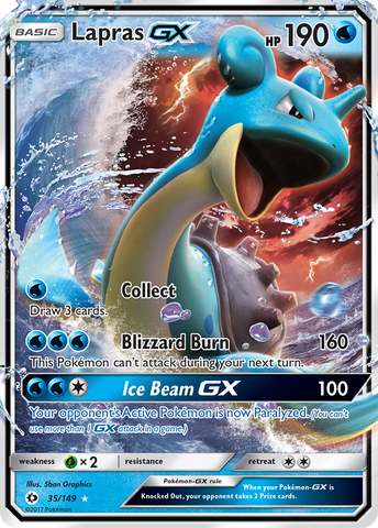 Lapras GX (35/149) [Sun & Moon: Base Set] Pokémon