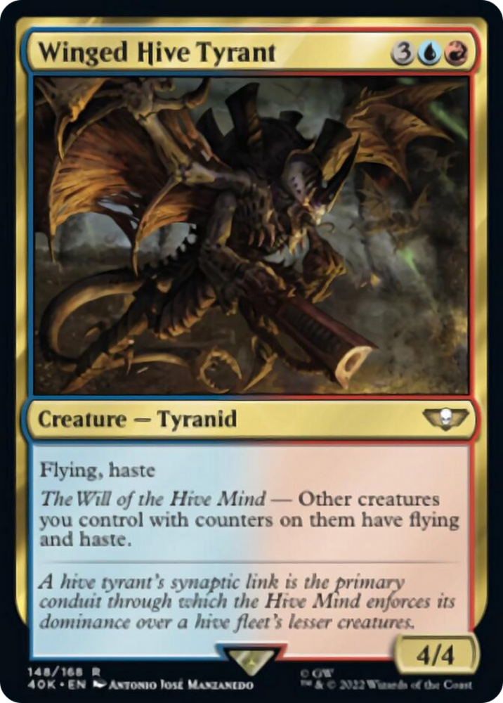 Winged Hive Tyrant [Warhammer 40,000] Magic: The Gathering