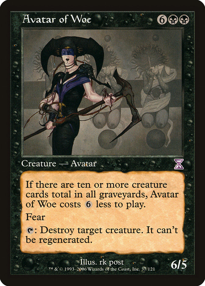Avatar of Woe [Time Spiral Timeshifted] Magic: The Gathering