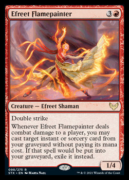 Efreet Flamepainter [Strixhaven: School of Mages] Magic: The Gathering