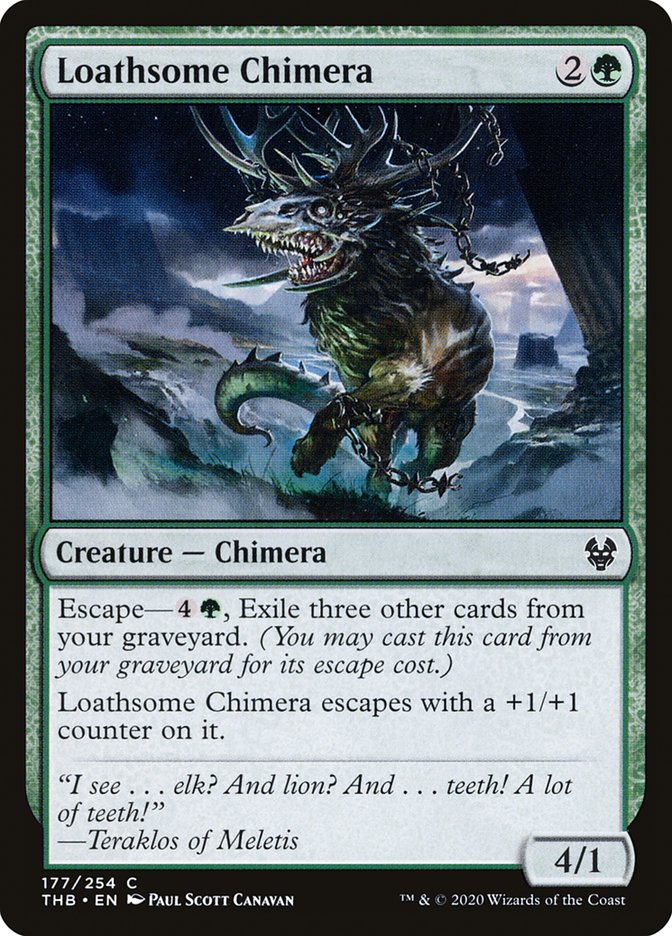 Loathsome Chimera [Theros Beyond Death] Magic: The Gathering