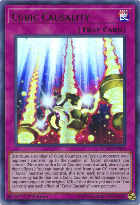 Cubic Causality [DUOV-EN051] Ultra Rare Yu-Gi-Oh!