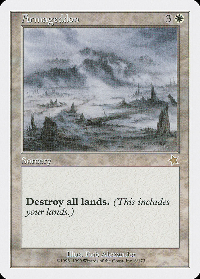 Armageddon [Starter 1999] Magic: The Gathering
