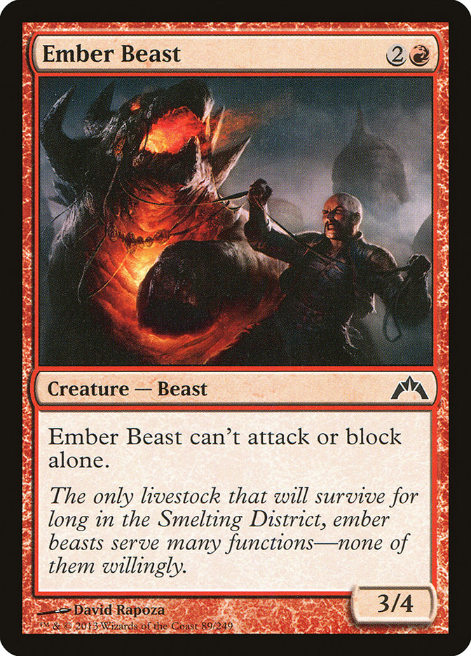 Ember Beast [Gatecrash] Magic: The Gathering