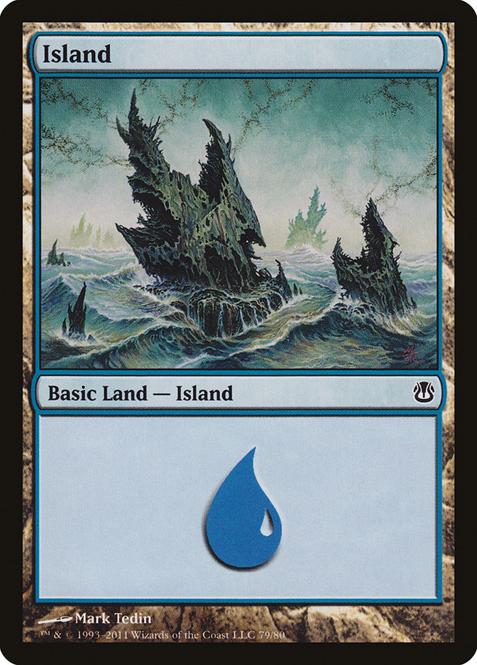 Island (79) [Duel Decks: Ajani vs. Nicol Bolas] Magic: The Gathering