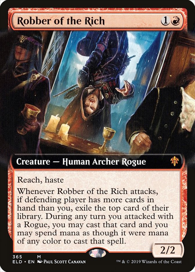 Robber of the Rich (Extended Art) [Throne of Eldraine] Magic: The Gathering