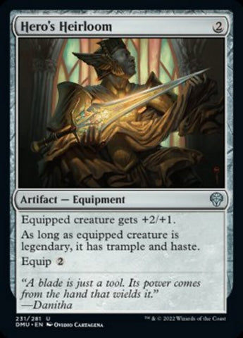 Hero's Heirloom [Dominaria United] Magic: The Gathering