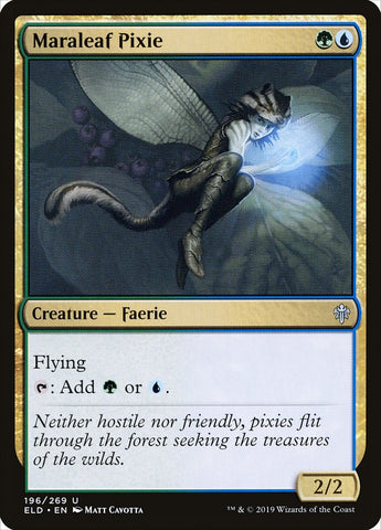Maraleaf Pixie [Throne of Eldraine] Magic: The Gathering
