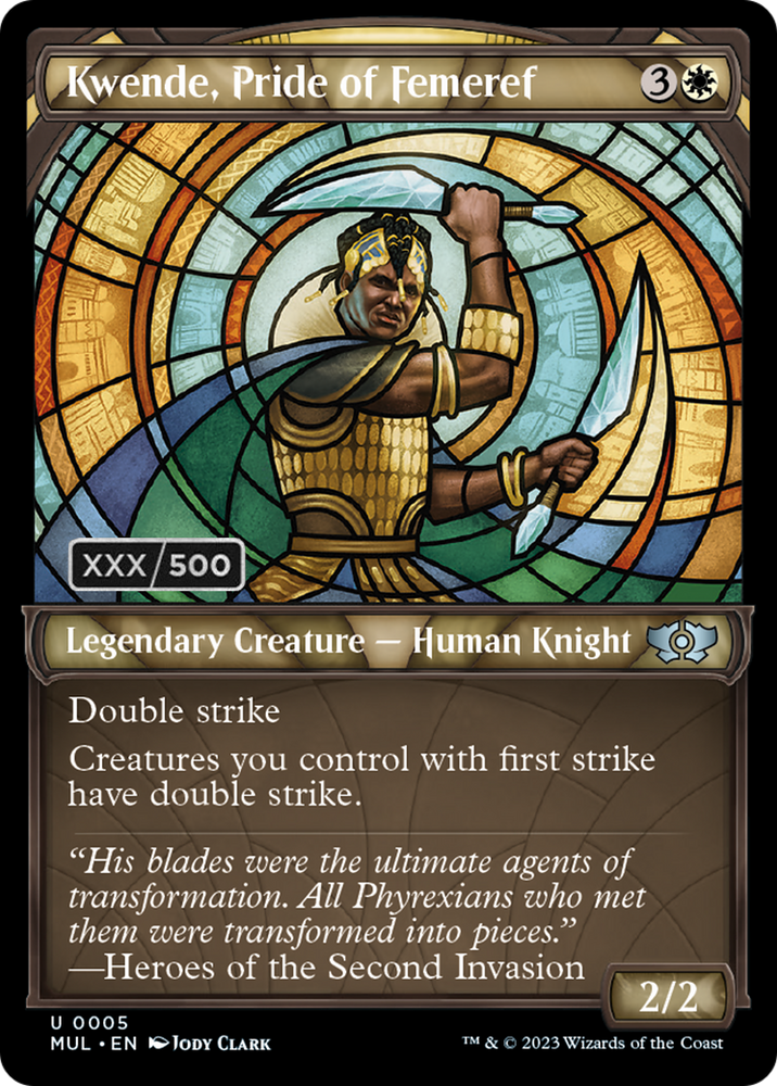 Kwende, Pride of Femeref (Serialized) [Multiverse Legends] Magic: The Gathering