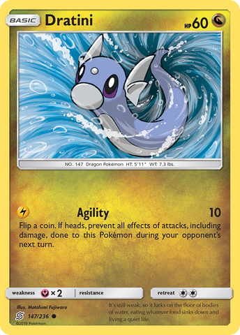 Dratini (147/236) [Sun & Moon: Unified Minds] Pokémon