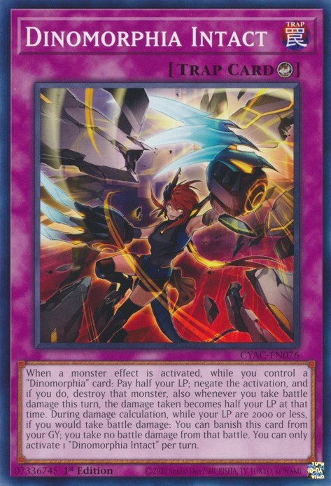Dinomorphia Intact [CYAC-EN076] Common Yu-Gi-Oh!