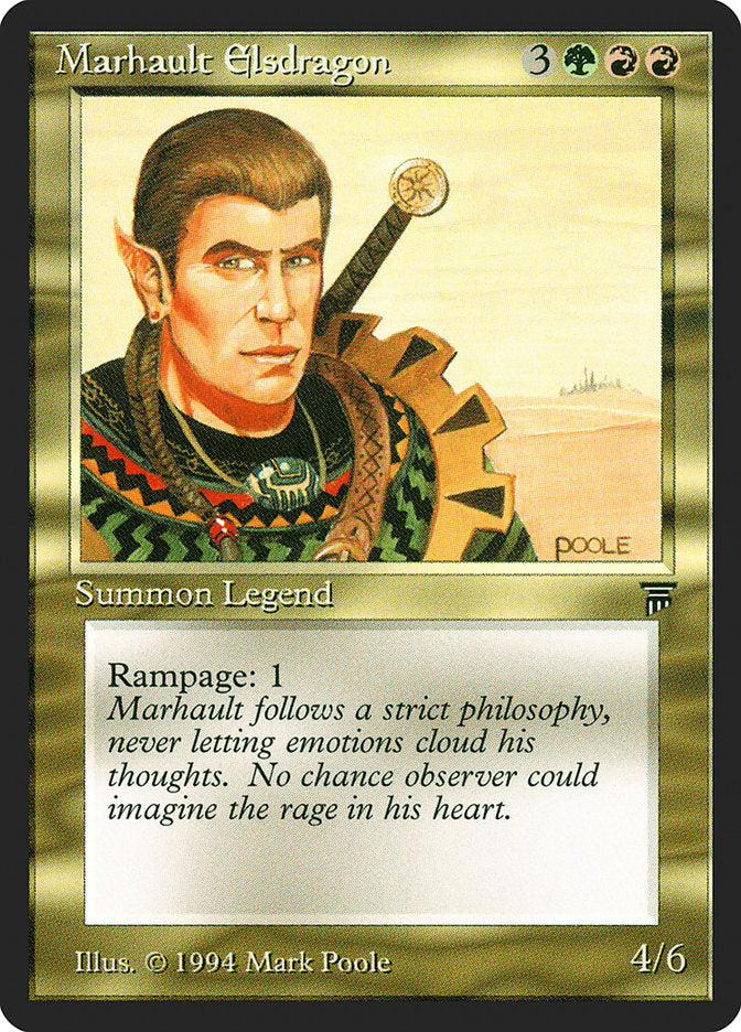 Marhault Elsdragon [Legends] Magic: The Gathering