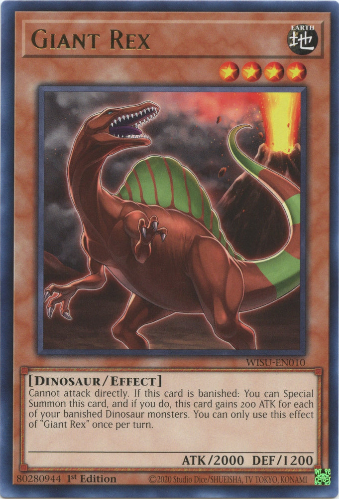 Giant Rex [WISU-EN010] Rare Yu-Gi-Oh!