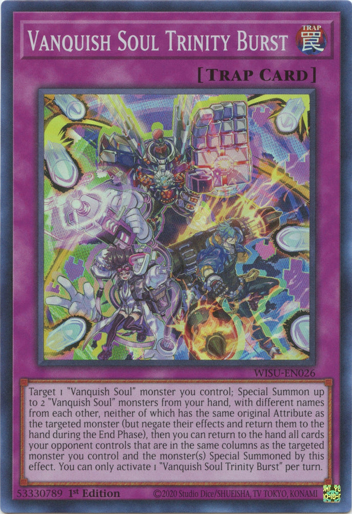 Vanquish Soul Trinity Burst [WISU-EN026] Super Rare Yu-Gi-Oh!