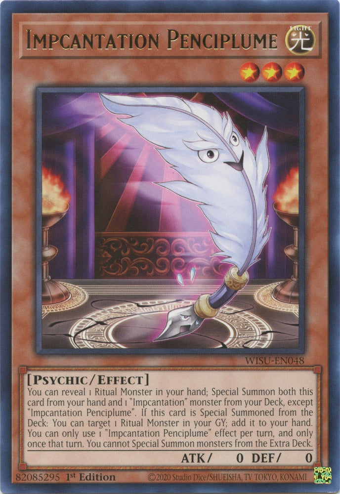 Impcantation Penciplume [WISU-EN048] Rare Yu-Gi-Oh!