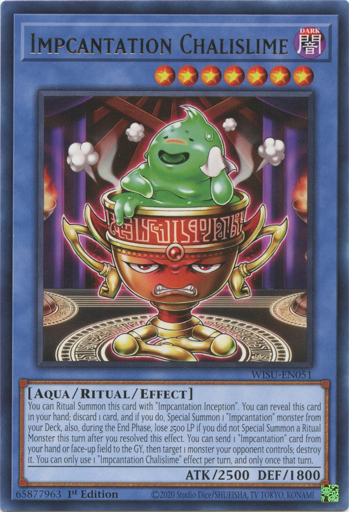 Impcantation Chalislime [WISU-EN051] Rare Yu-Gi-Oh!