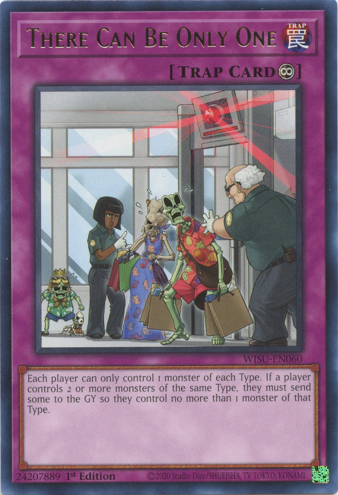 There Can Be Only One [WISU-EN060] Rare Yu-Gi-Oh!