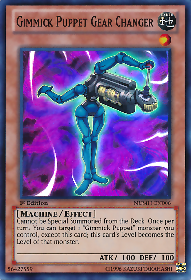 Gimmick Puppet Gear Changer [NUMH-EN006] Super Rare Yu-Gi-Oh!