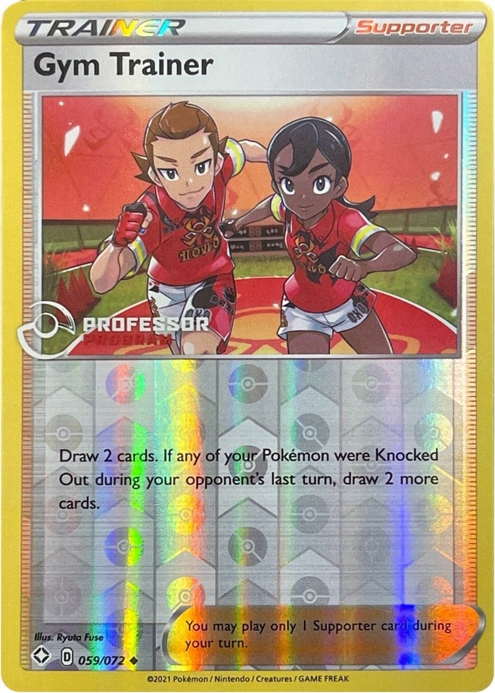 Gym Trainer (059/072) (Professor Program Promo) [Sword & Shield: Shining Fates] Pokémon
