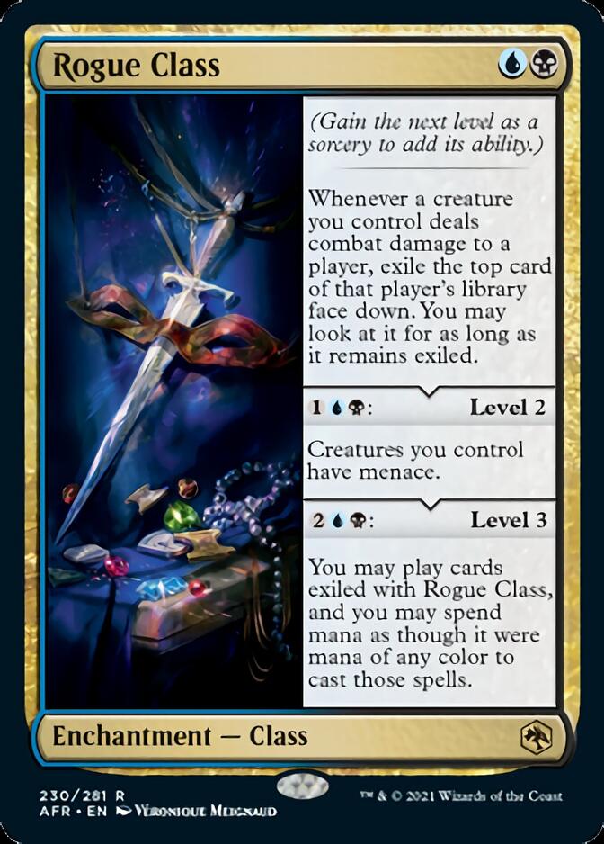 Rogue Class [Dungeons & Dragons: Adventures in the Forgotten Realms] Magic: The Gathering