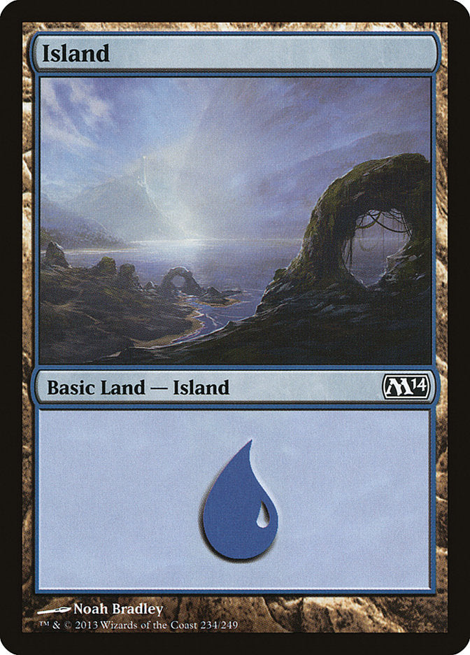 Island (234) [Magic 2014] Magic: The Gathering